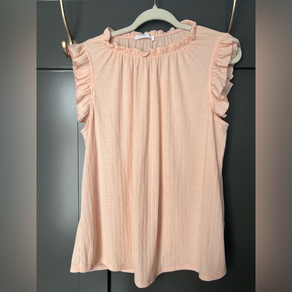 Ces Femme Tops - ces femme soft peach blouse